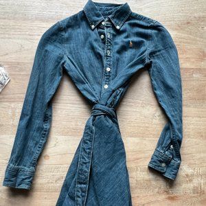 Ralph Lauren Demin Shirt Dress - Almost new